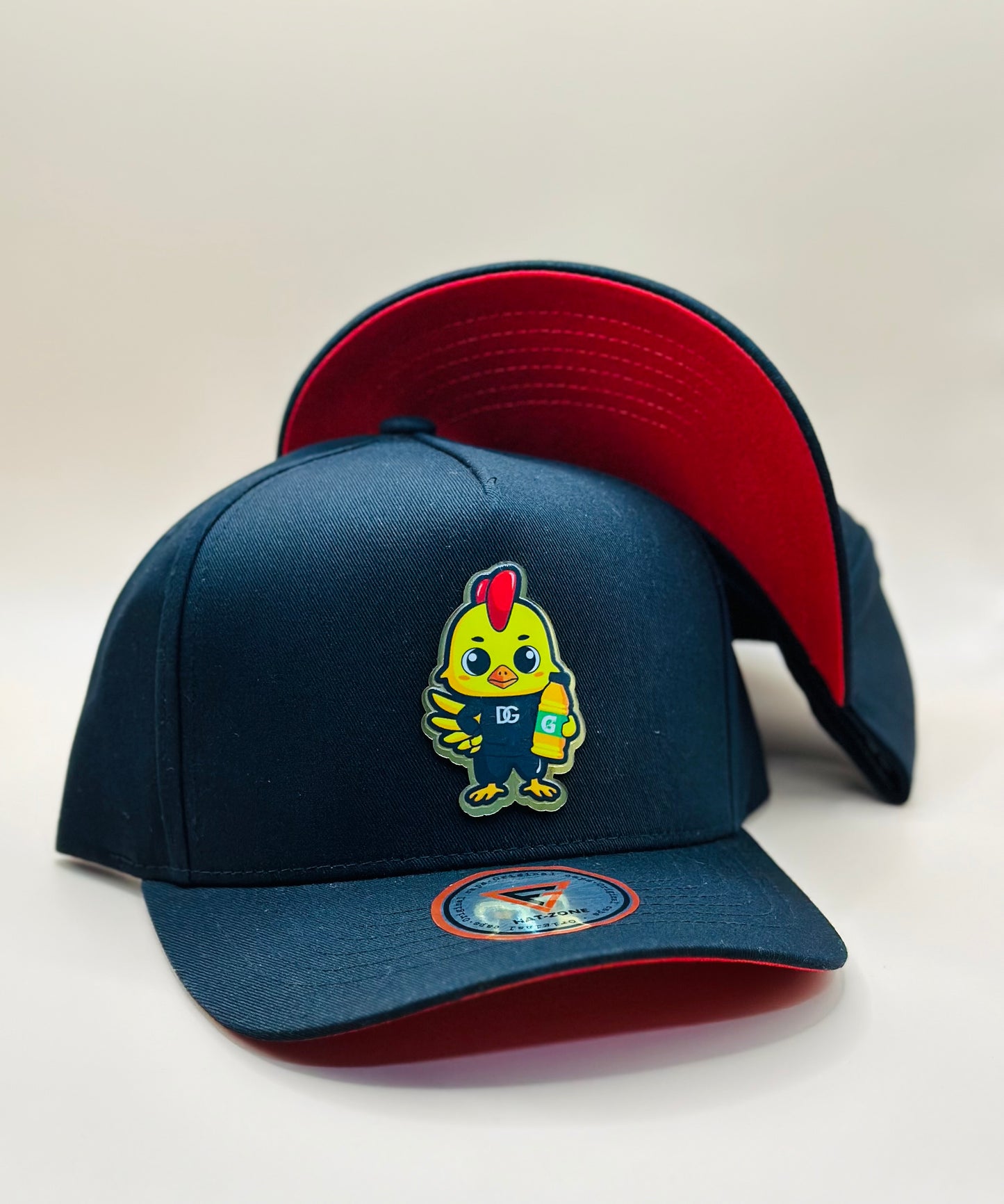 Gorra El Chicken Litle 09 o 19 Placa Full Color